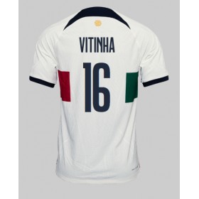 Herren Fußballbekleidung Portugal Vitinha #16 Auswärtstrikot WM 2022 Kurzarm